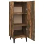 Aparador madera contrachapada roble ahumado 34,5x34x90 cm de , Aparadores - Ref: Foro24-817405, Precio: 59,14 €, Descuento: %