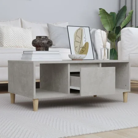Mesa de centro madera contrachapada gris hormigón 90x50x36,5 cm von , Couchtisch - Ref: Foro24-821064, Preis: 56,05 €, Rabatt: %