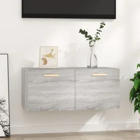 Armario de pared madera de ingeniería gris Sonoma 80x35x36,5 cm by , Shelves and shelves - Ref: Foro24-817604, Price: 50,34 €...
