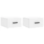 Mesitas de noche de pared 2 uds blanco 35x35x20 cm von , Schließfächer und Lagerschränke - Ref: Foro24-829837, Preis: 45,27 €...