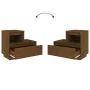 Mesita de noche madera maciza de pino marrón miel 60x34x51 cm von , Nachttische - Ref: Foro24-814380, Preis: 57,72 €, Rabatt: %