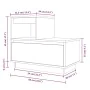 Mesita de noche madera maciza de pino marrón miel 60x34x51 cm von , Nachttische - Ref: Foro24-814380, Preis: 57,72 €, Rabatt: %