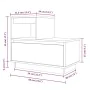 Mesita de noche madera maciza de pino negro 60x34x51 cm von , Nachttische - Ref: Foro24-814382, Preis: 62,51 €, Rabatt: %