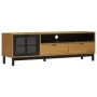 Mueble de TV con puerta de vidrio FLAM madera pino 158x40x50 cm von , TV-Möbel - Ref: Foro24-357821, Preis: 187,85 €, Rabatt: %