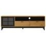 Mueble de TV con puerta de vidrio FLAM madera pino 158x40x50 cm von , TV-Möbel - Ref: Foro24-357821, Preis: 187,85 €, Rabatt: %