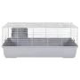 Jaula de animales pequeños polipropileno metal gris 100x53x46cm by , Cages and habitats for small animals - Ref: Foro24-17222...