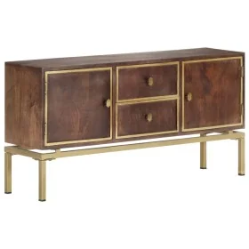 Aparador de madera maciza de mango 120x29x60 cm by , Sideboards - Ref: Foro24-287759, Price: 266,50 €, Discount: %