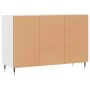Aparador de madera de ingeniería blanco 103,5x35x70 cm by , Sideboards - Ref: Foro24-827100, Price: 76,46 €, Discount: %