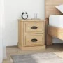 Mesita de noche madera contrachapada roble Sonoma 39x39x47,5 cm de , Mesitas de noche - Ref: Foro24-816150, Precio: 45,65 €, ...