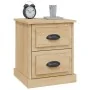 Mesita de noche madera contrachapada roble Sonoma 39x39x47,5 cm de , Mesitas de noche - Ref: Foro24-816150, Precio: 45,65 €, ...