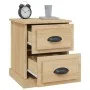 Mesita de noche madera contrachapada roble Sonoma 39x39x47,5 cm de , Mesitas de noche - Ref: Foro24-816150, Precio: 45,65 €, ...