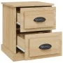 Mesita de noche madera contrachapada roble Sonoma 39x39x47,5 cm de , Mesitas de noche - Ref: Foro24-816150, Precio: 45,65 €, ...