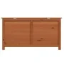 Baúl para cojines madera de abeto maciza marrón 100x50x56 cm von , Aufbewahrungsboxen für den Außenbereich - Ref: Foro24-1521...