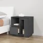Mesitas de noche 2 uds madera maciza pino gris 50x34x50 cm de , Mesitas de noche - Ref: Foro24-814484, Precio: 90,23 €, Descu...