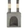 Rascador para gatos con postes rascadores de sisal 109 cm gris de , Mobiliario para gatos - Ref: Foro24-170602, Precio: 34,80...