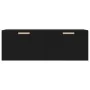 Armario de pared madera contrachapada negro 100x36,5x35 cm de , Taquillas y armarios de almacenamiento - Ref: Foro24-812943, ...