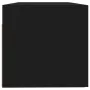 Armario de pared madera contrachapada negro 100x36,5x35 cm de , Taquillas y armarios de almacenamiento - Ref: Foro24-812943, ...