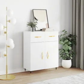 Aparador de madera de ingeniería blanco 69,5x34x90 cm by , Sideboards - Ref: Foro24-827956, Price: 91,10 €, Discount: %