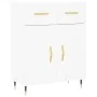 Aparador de madera de ingeniería blanco 69,5x34x90 cm by , Sideboards - Ref: Foro24-827956, Price: 91,09 €, Discount: %