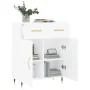 Aparador de madera de ingeniería blanco 69,5x34x90 cm by , Sideboards - Ref: Foro24-827956, Price: 91,09 €, Discount: %