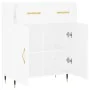 Aparador de madera de ingeniería blanco 69,5x34x90 cm by , Sideboards - Ref: Foro24-827956, Price: 91,09 €, Discount: %