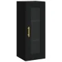 Armario de pared negro 34,5x34x90 cm de , Aparadores - Ref: Foro24-828901, Precio: 55,01 €, Descuento: %