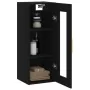 Armario de pared negro 34,5x34x90 cm de , Aparadores - Ref: Foro24-828901, Precio: 55,01 €, Descuento: %
