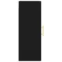 Armario de pared negro 34,5x34x90 cm de , Aparadores - Ref: Foro24-828901, Precio: 55,01 €, Descuento: %