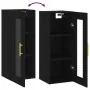 Armario de pared negro 34,5x34x90 cm de , Aparadores - Ref: Foro24-828901, Precio: 55,01 €, Descuento: %
