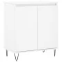 Aparador de madera contrachapada blanco 60x35x70 cm de , Aparadores - Ref: Foro24-827156, Precio: 88,38 €, Descuento: %