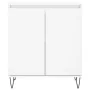 Aparador de madera contrachapada blanco 60x35x70 cm de , Aparadores - Ref: Foro24-827156, Precio: 88,38 €, Descuento: %