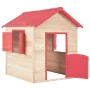 Casa de juegos para niños de madera de abeto rojo de , Casitas infantiles - Ref: Foro24-91792, Precio: 391,56 €, Descuento: %