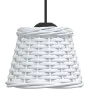 Pantalla para lámpara de techo mimbre blanco Ø15x12 cm von , Lampenschirme - Ref: Foro24-364364, Preis: 12,20 €, Rabatt: %