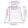 Pantalla para lámpara de techo mimbre blanco Ø15x12 cm von , Lampenschirme - Ref: Foro24-364364, Preis: 12,20 €, Rabatt: %
