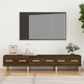 Mueble de TV madera contrachapada roble ahumado 150x34,5x30 cm by , TV Furniture - Ref: Foro24-817509, Price: 88,28 €, Discou...
