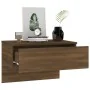 Mesita de noche de pared marrón roble von , Nachttische - Ref: Foro24-816944, Preis: 40,45 €, Rabatt: %