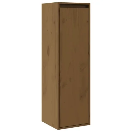Armario de pared madera maciza de pino marrón miel 30x30x100 cm von , Regale und Regale - Ref: Foro24-813511, Preis: 62,13 €,...