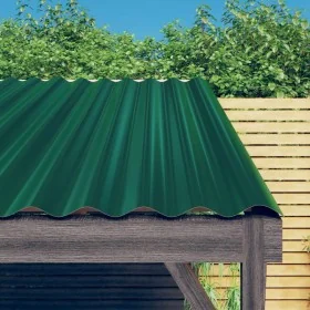 Paneles de tejado 36 unidades acero recubierto verde 60x36 cm by , Roof tiles and roof tiles - Ref: Foro24-319128, Price: 127...