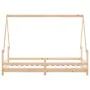 Estructura de cama infantil madera maciza de pino 90x190 cm von , Kinderbetten und Betten für Kinder - Ref: Foro24-834492, Pr...