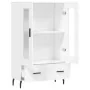 Aparador alto madera de ingeniería blanco 69,5x31x115 cm de , Aparadores - Ref: Foro24-828316, Precio: 89,60 €, Descuento: %