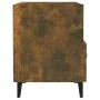 Mesita de noche madera contrachapada color roble ahumado by , Nightstands - Ref: Foro24-817303, Price: 40,58 €, Discount: %