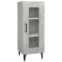 Aparador de madera contrachapada gris hormigón 34,5x34x90 cm de , Aparadores - Ref: Foro24-812406, Precio: 63,13 €, Descuento: %
