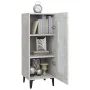 Aparador de madera contrachapada gris hormigón 34,5x34x90 cm de , Aparadores - Ref: Foro24-812406, Precio: 63,13 €, Descuento: %