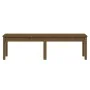 Banco jardín 2 plazas madera maciza pino marrón 159,5x44x45 cm by vidaXL, garden benches - Ref: Foro24-824014, Price: 61,53 €...