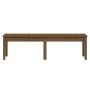 Zweierbank Massivholz Kiefer braun 159,5x44x45 cm von vidaXL, Gartenbänke - Ref: Foro24-824014, Preis: 61,53 €, Rabatt: %