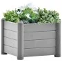 Arriate de jardín PP gris piedra 43x43x35 cm by , Pots and planters - Ref: Foro24-317579, Price: 70,72 €, Discount: %