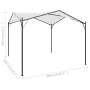 Cenador blanco 3x3x2,6 m 180 g/m² by , Tents and gazebos - Ref: Foro24-312235, Price: 195,61 €, Discount: %
