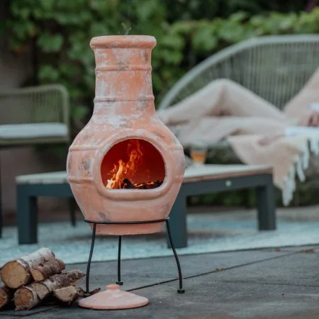 RedFire Chimenea Star Flower arcilla color paja 86037 de , Chimeneas - Ref: Foro24-411837, Precio: 184,40 €, Descuento: %