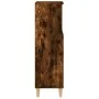 Armario de baño madera contrachapada roble ahumado 30x30x100 cm de , Muebles de baño - Ref: Foro24-819809, Precio: 55,18 €, D...