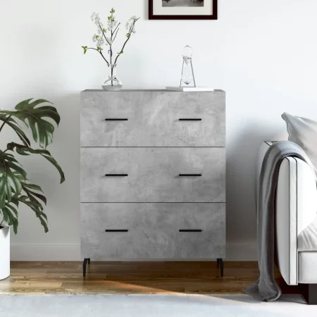 Aparador de madera de ingeniería gris hormigón 69,5x34x90 cm von , Sideboards - Ref: Foro24-827872, Preis: 98,24 €, Rabatt: %